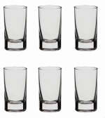 DARTINGTON CRYSTAL BAR ESSENTIALS SHOT GLASSES (6 PACK)